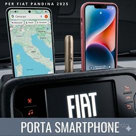 Porta smartph E Cellulare Per Fiat Pandina e Panda