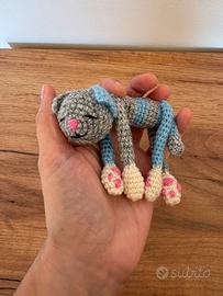 Amigurumi gatto addormentato
