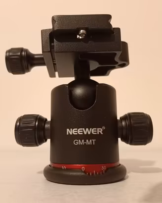 NEEWER Testa a sfera panoramica 360° in metallo