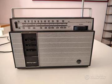 Radio Mivar Trafem  C Radio portatile Vintage 