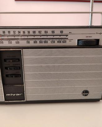 Radio Mivar Trafem  C Radio portatile Vintage 