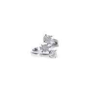 Anello trilogy in oro e diamanti