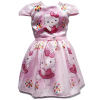 Vestito bambina tema Hello Kitty 