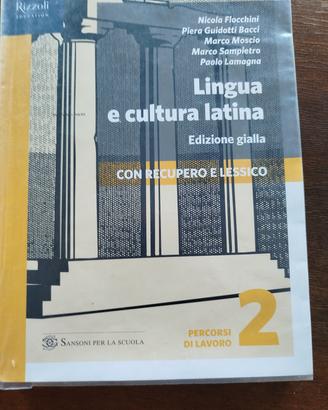 libro scolastico Lingua e cultura latina vol.2