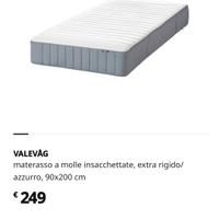 Materasso Singolo Memory/molle