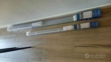 Binari estensibili per tende a pannello a strappo