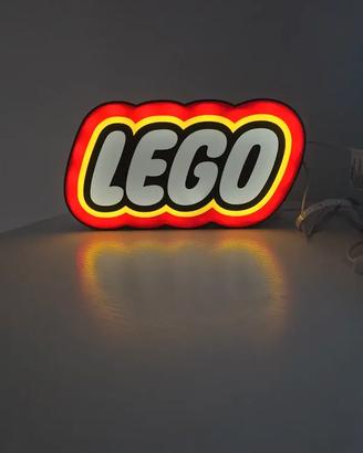 LIGHTBOX LED STILE LEGO STAMPATA IN 3D
