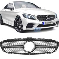 GRIGLIA MERCEDES W205 AMG 14-18 LOOK DIAMOND NERO 