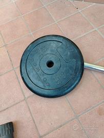 Bilanciere con N2 pesi da 10kg