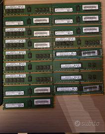 Lotto 17 Moduli RAM Server ECC DDR4