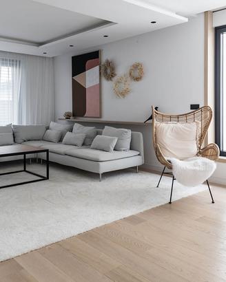 Parquet rovere listone sbiancato spazzolato