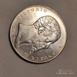 Moneta antica da 5 lire