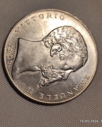 Moneta antica da 5 lire
