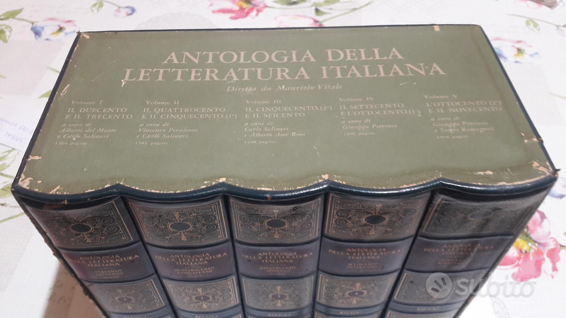 Antologia Letteratura Italiana 5 voll.Rizzoli - Libri e Riviste In