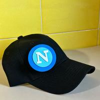 Berretto scudetto calcio Napoli Nero