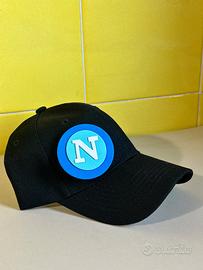 Berretto scudetto calcio Napoli Nero