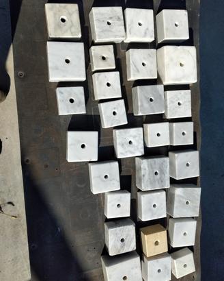blocchetti di marmo