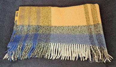 Plaid Frette tipo scozzese di pura lana vergine