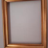 cornice legno dorata