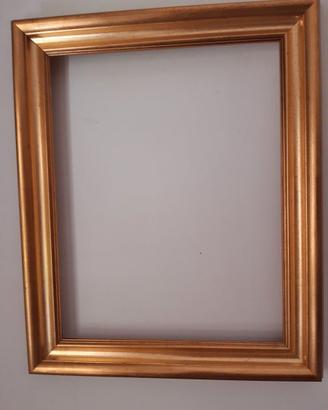 cornice legno dorata