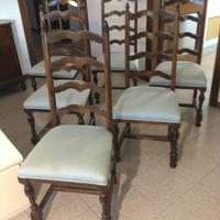 Sedie fratine in legno massello