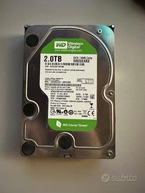 Hard Disk 2 TB interno Sata Western Digital