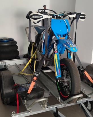 TM 450 SMX 2012 motore nuovo e carrello portamoto