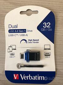 Dual USB/C Verbatim 32 GB