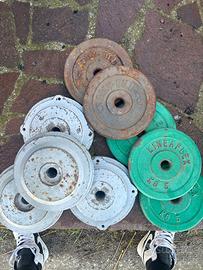 Dischi ghisa per bilanciere 81 KG - Prezzo al KG