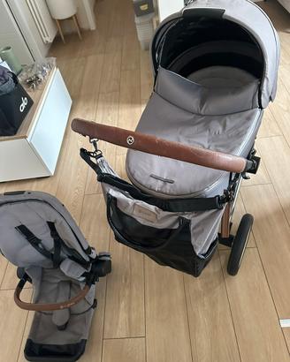 Duo passeggino e carrozzina cybex priam platinim