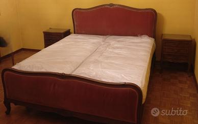letto matrimoniale con comodini