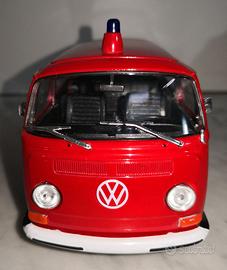 VOLKSWAGEN TYPE 2 BUS FEUERWEHR, 1/24 WELLY