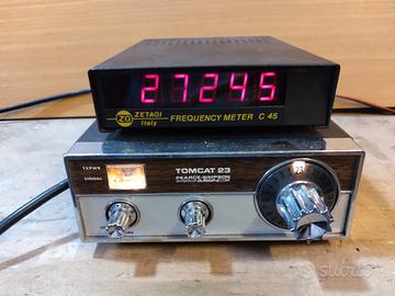 CB TOMCAT 23 e frequenzimetro ZETAGI  C45 