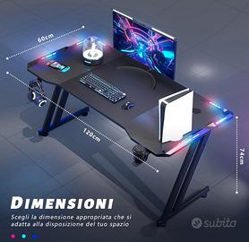 Scrivania gaming