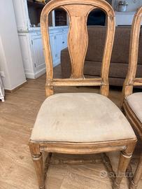 2 sedie Shabby chic