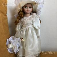 Bambola in porcellana da collezione - Art. 343