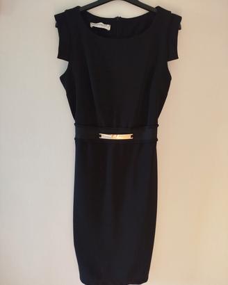 Abito nero longuette Rinascimento – Taglia XS