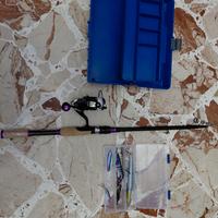 canna da pesca da spinning