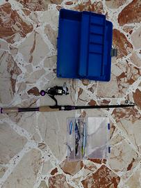 canna da pesca da spinning
