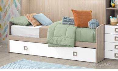 Letto singolo nuovo Struttura con letto estraibile