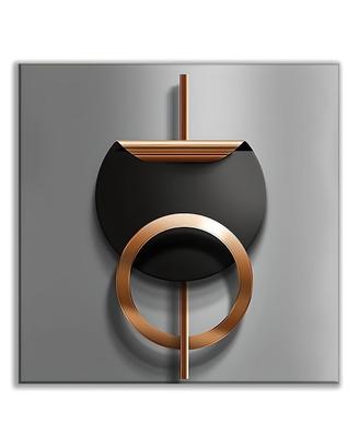 Quadro astratto geometrico su tela
