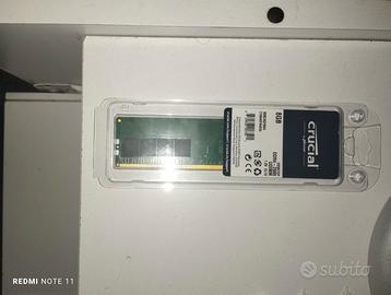 RAM 8 GB DDR4 2666 CRUCIAL