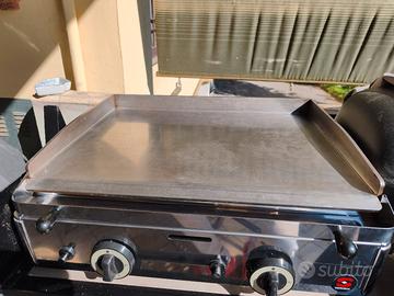 plancha fry top in acciao