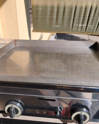 plancha fry top in acciao