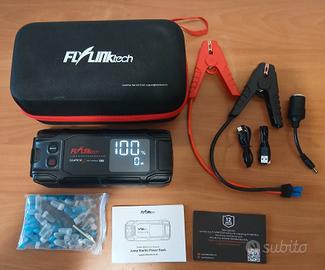 BATTERIA DI AVVIAMENTO PORTATILE PER AUTO E MOTO.