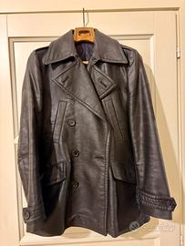 Giacca di pelle nera di Gazzarrini