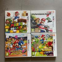 Nintendo 3Ds Mario set 4 giochi