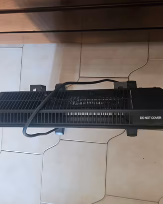 Stufa Elettrica Vetro Nero - Termoconvettore Smart