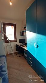 Cameretta bianca e azzurra h 231