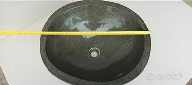 coppia di lavabo in pietra 